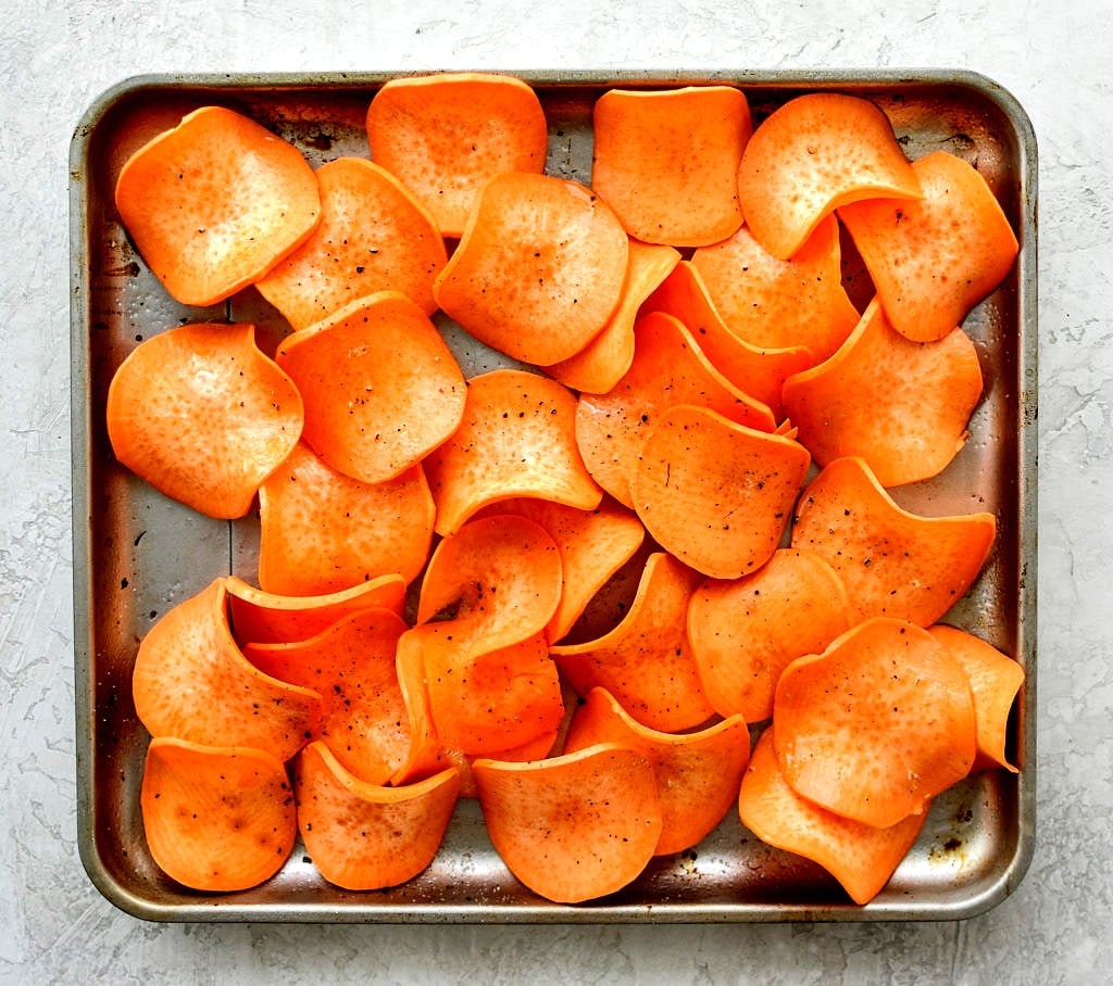 Prep Ahead Sweet Potato Nachos - Meal Plan Addict