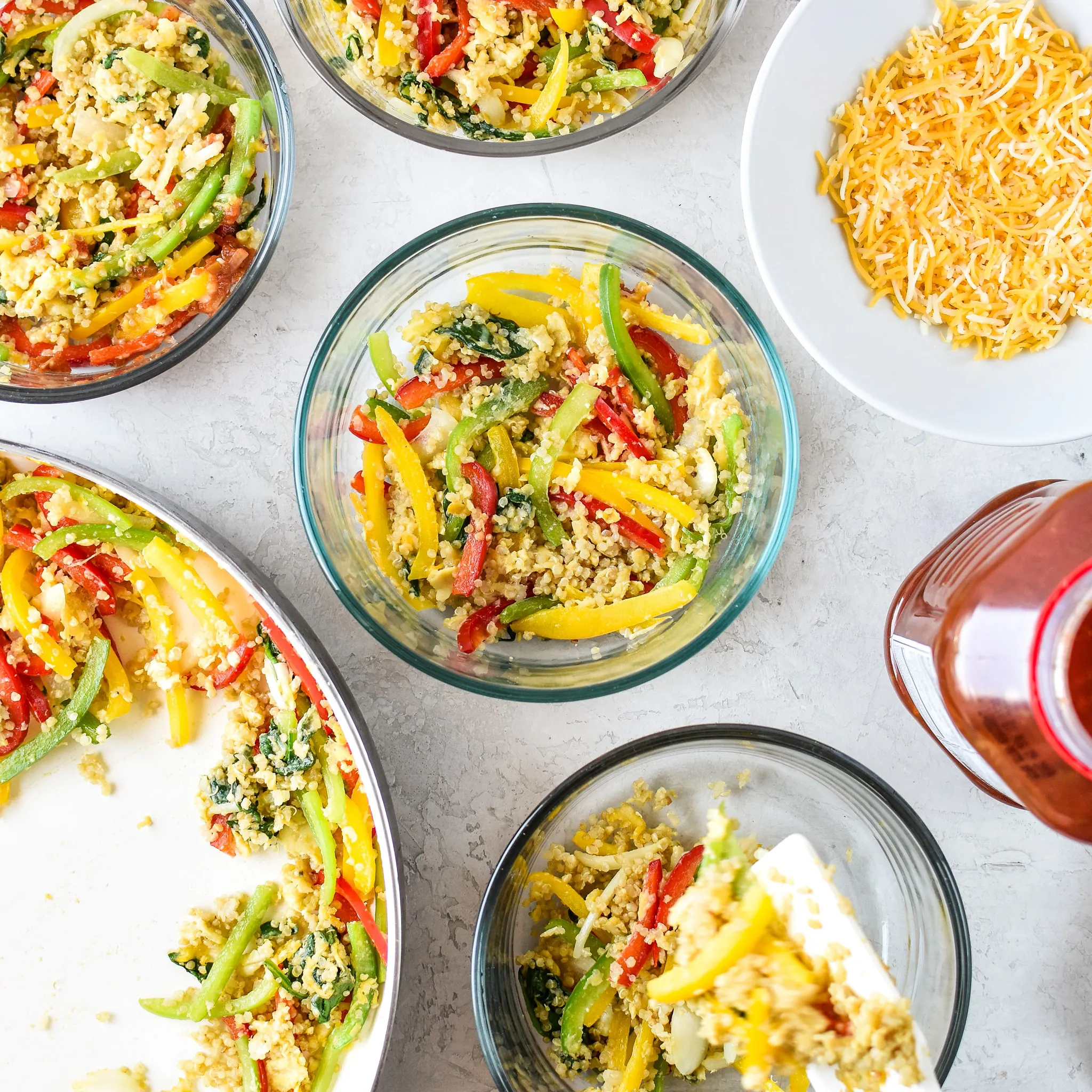 Freezer Friendly - Quinoa Egg Scramble Bowl