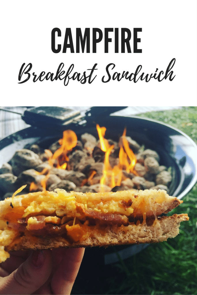 Campfire Breakfast Sandwich