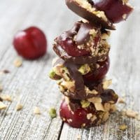 Choco-Cherry Trail Mix Bites
