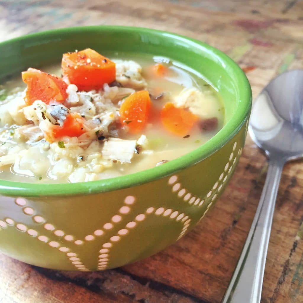 Easy Chicken & Sprouted Rice Stew