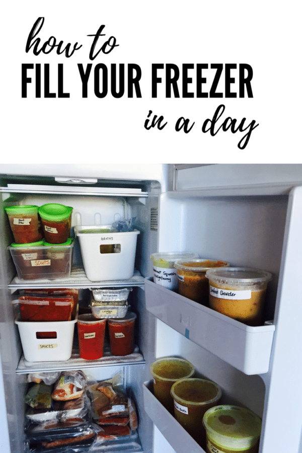 How to Fill Your Freezer in a Day {FREE PDF Template} Meal Plan Addict