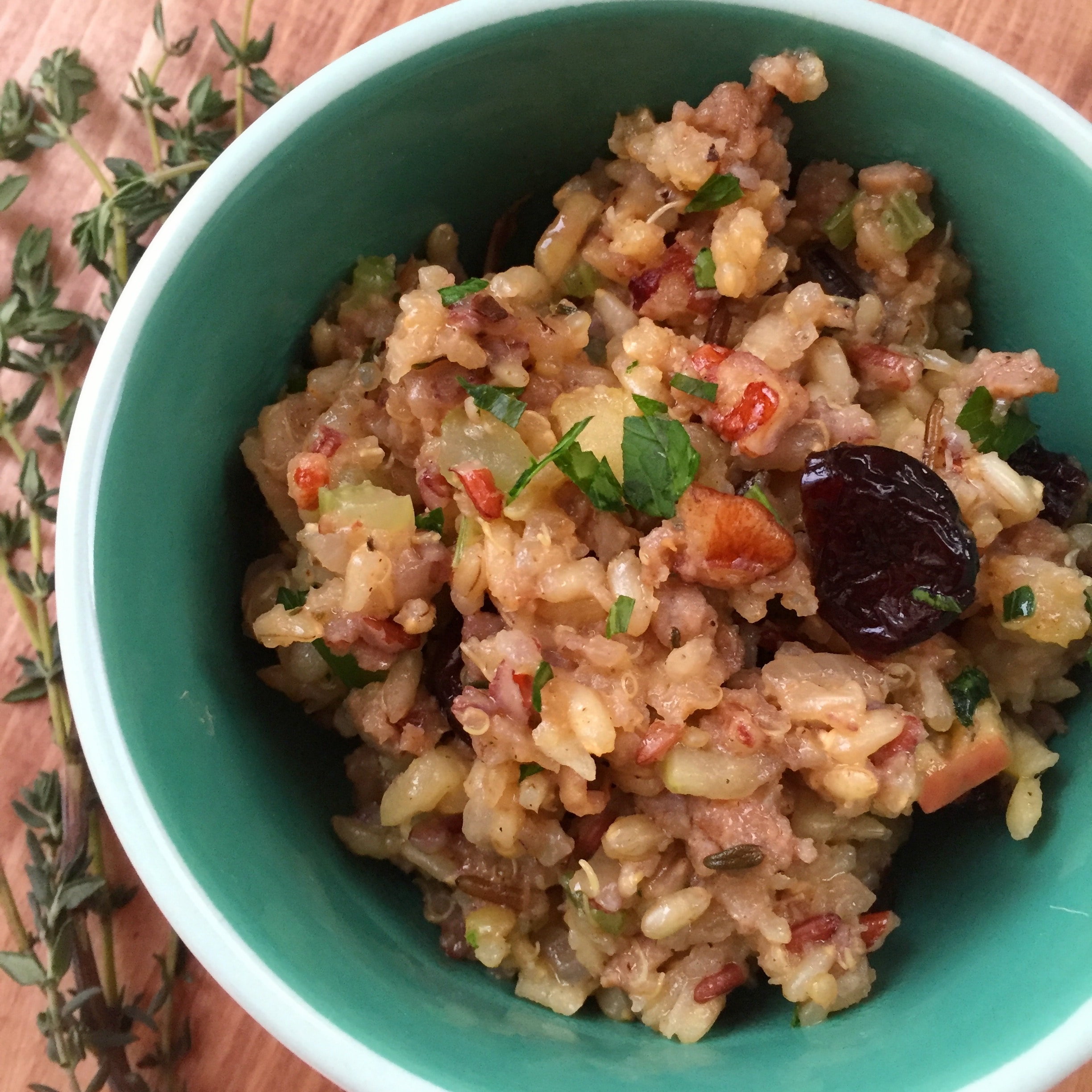 Quinoa Cranberry (No Bread!) Holiday Stuffing Confessions of a Meal Plan Addict