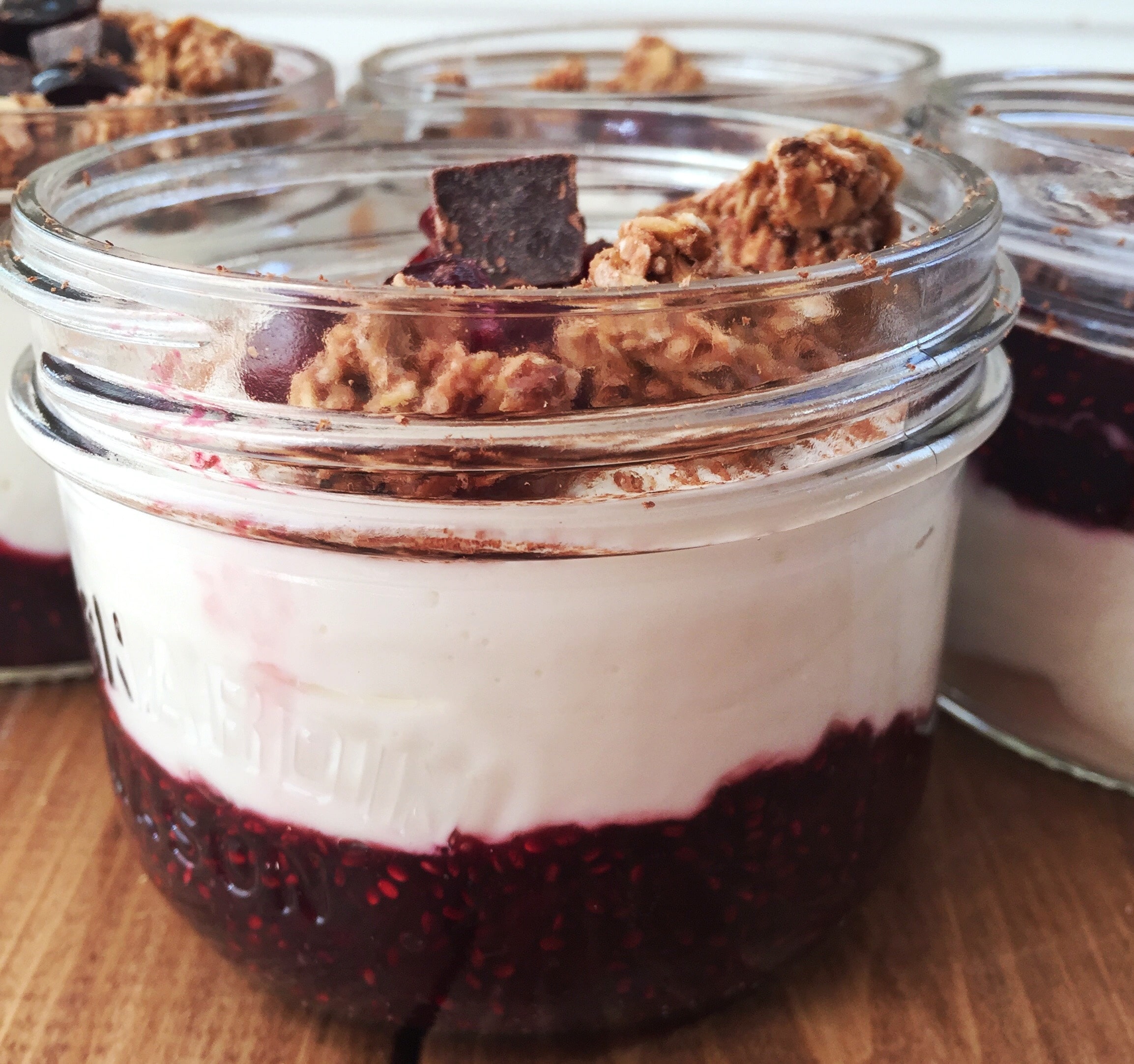 Black Forest Yogurt Cups-image