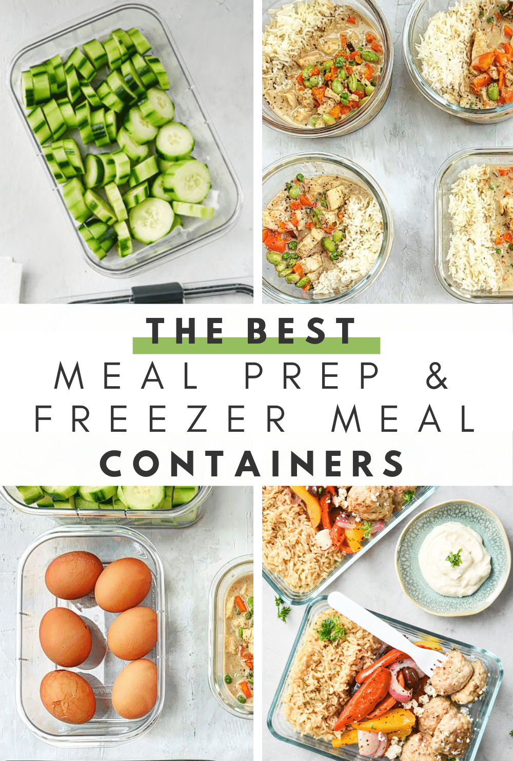 The Best Meal Prep (and freezer meal) Containers to buy! - Meal