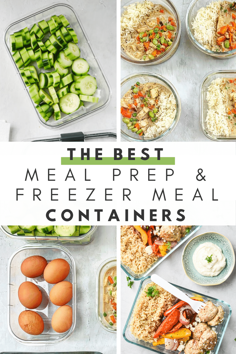 The Best Meal Prep (and freezer meal) Containers to buy!