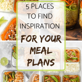 5 places to find inspiration for your meal plans