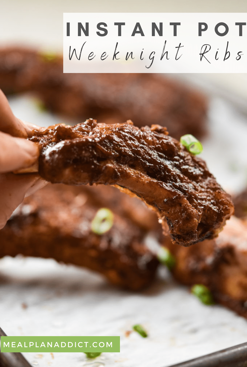 How to Make Instant Pot Weeknight Ribs | Meal Plan Addict