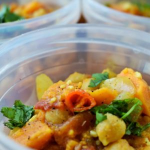 Instant Pot Coconut Curried Sweet Potato Stew