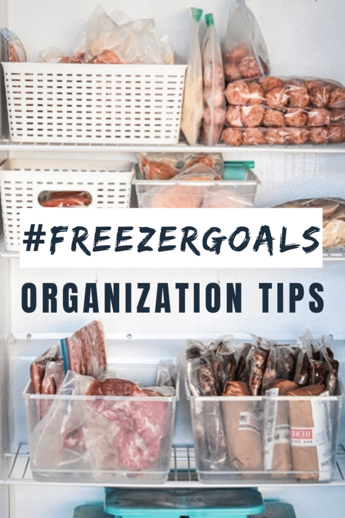 freezer goals organization tips pinterest pin image of freezer