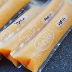 Peach Creamsicle DIY Freezies
