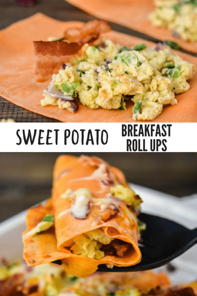 Sweet Potato Breakfast Roll Ups