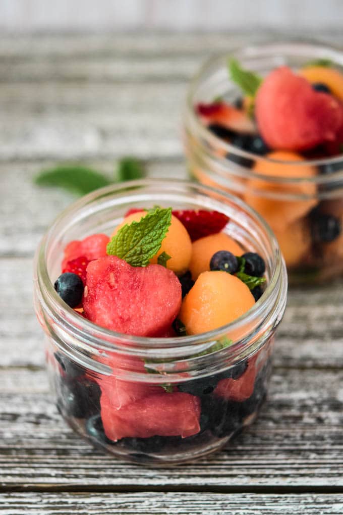 Melon Mojito Fruit Cups Meal Plan Addict