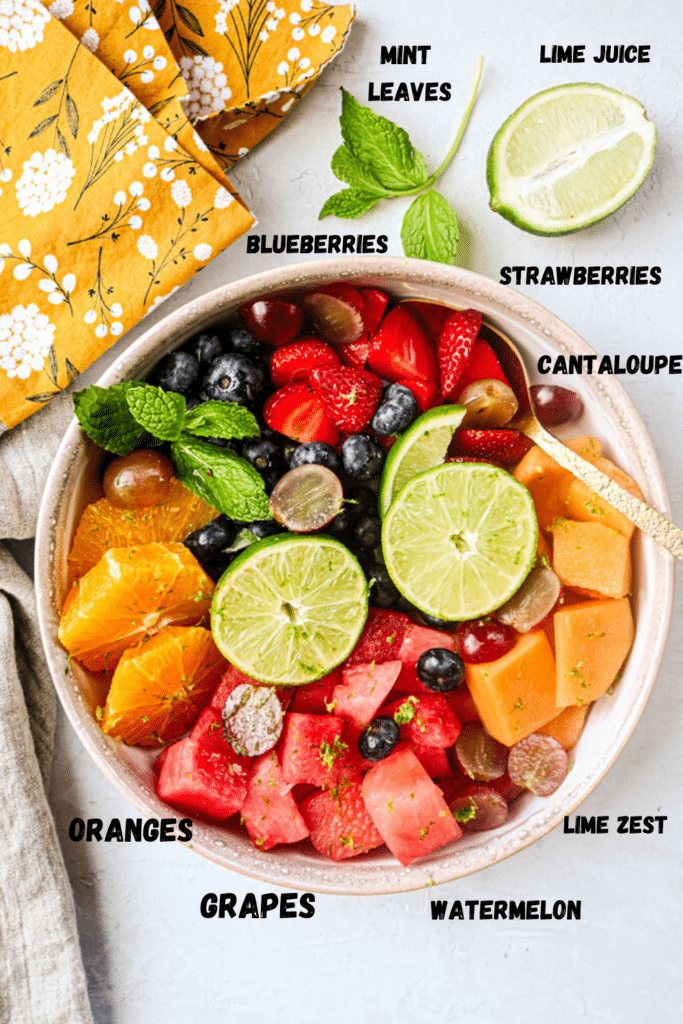 mojito fruit salad ingredients