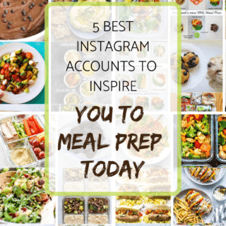 5 Best Instagram Account to Inspire you to Meal Prep today