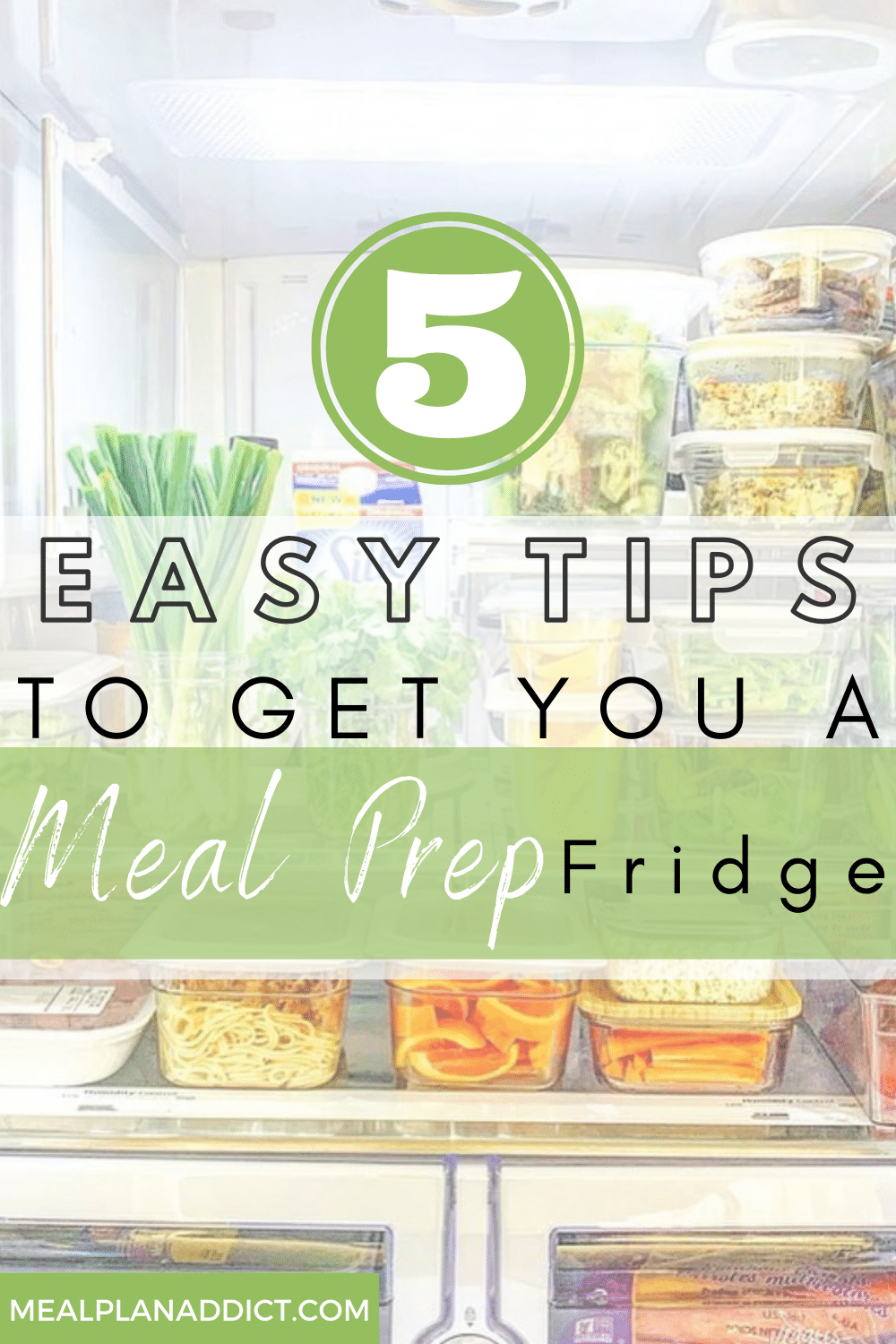 5 Easy tips to get you a meal prep fridge! - Meal Plan Addict