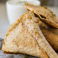 Air Fryer Crispy Greek Chicken Pockets