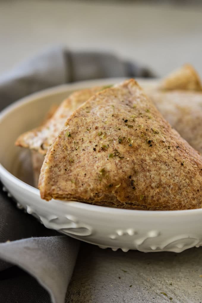 Air Fryer Crispy Greek Chicken Pockets