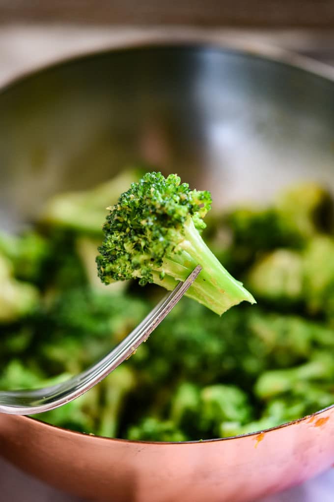 Highly Addictive {Vegan} Air Fryer Broccoli
