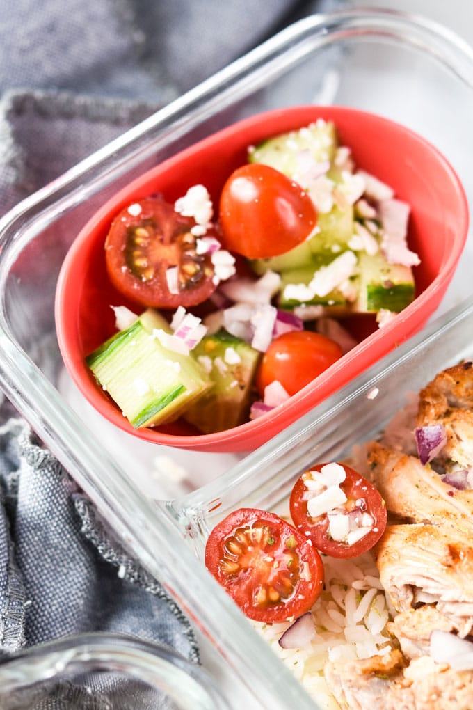 Baked Chicken Shawarma Meal Prep - Meal Plan Addict