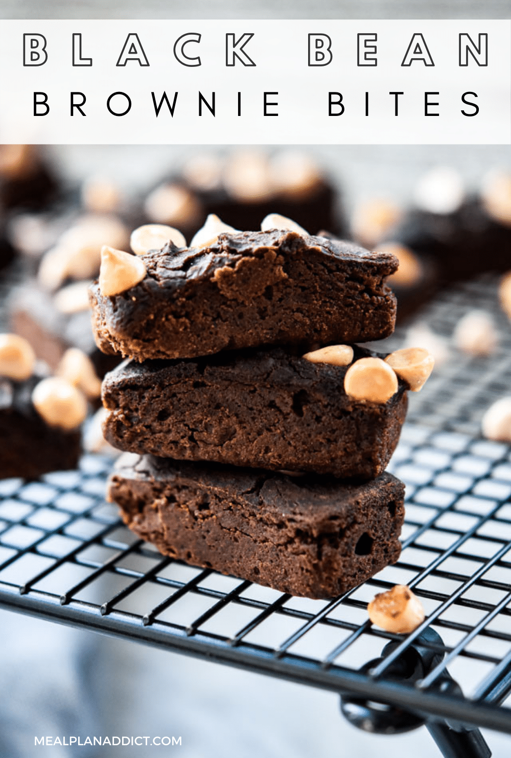 Brownie bites pin for Pinterest