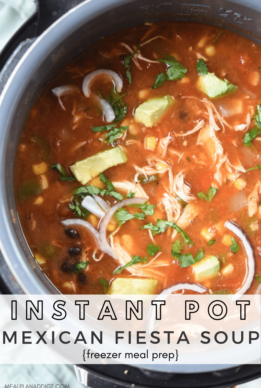 Mexican soup pin for Pinterest