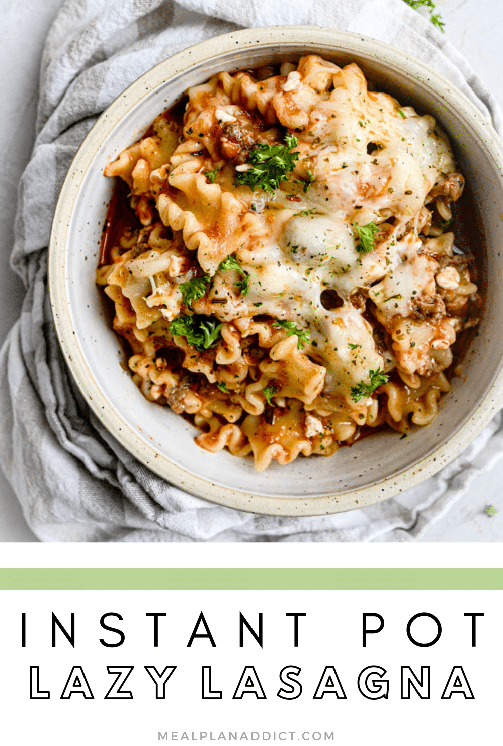 Family Dinner Made Easy with This Instant Pot Lazy Lasagna