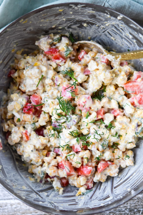 Greek Chickpea Salad Pita Meal Prep Meal Plan Addict