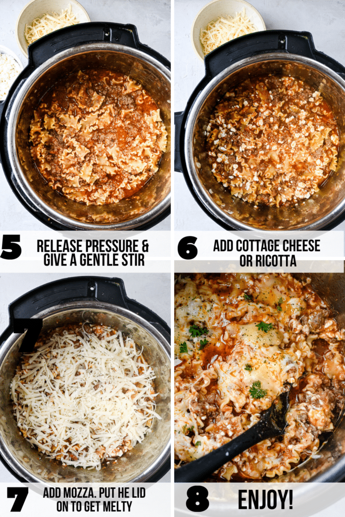 how to make instant pot lazy lasagna (1)