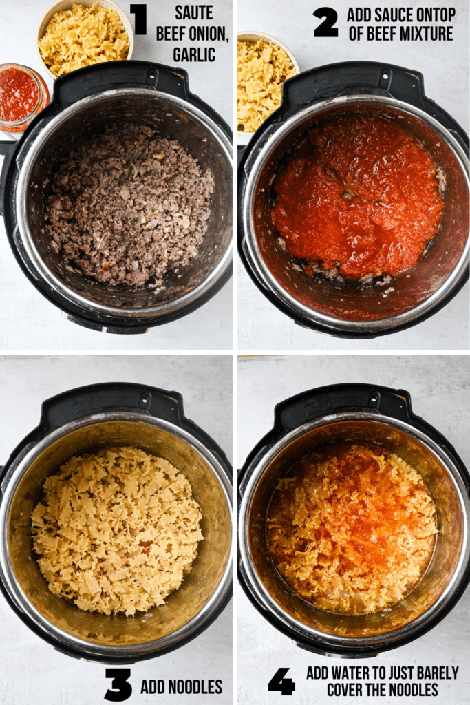 how to make instant pot lazy lasagna