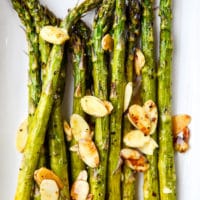 Air Fryer Balsamic Asparagus with Sliced Almonds_3