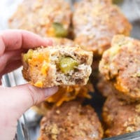 Cheeseburger Meatloaf Minis-bite