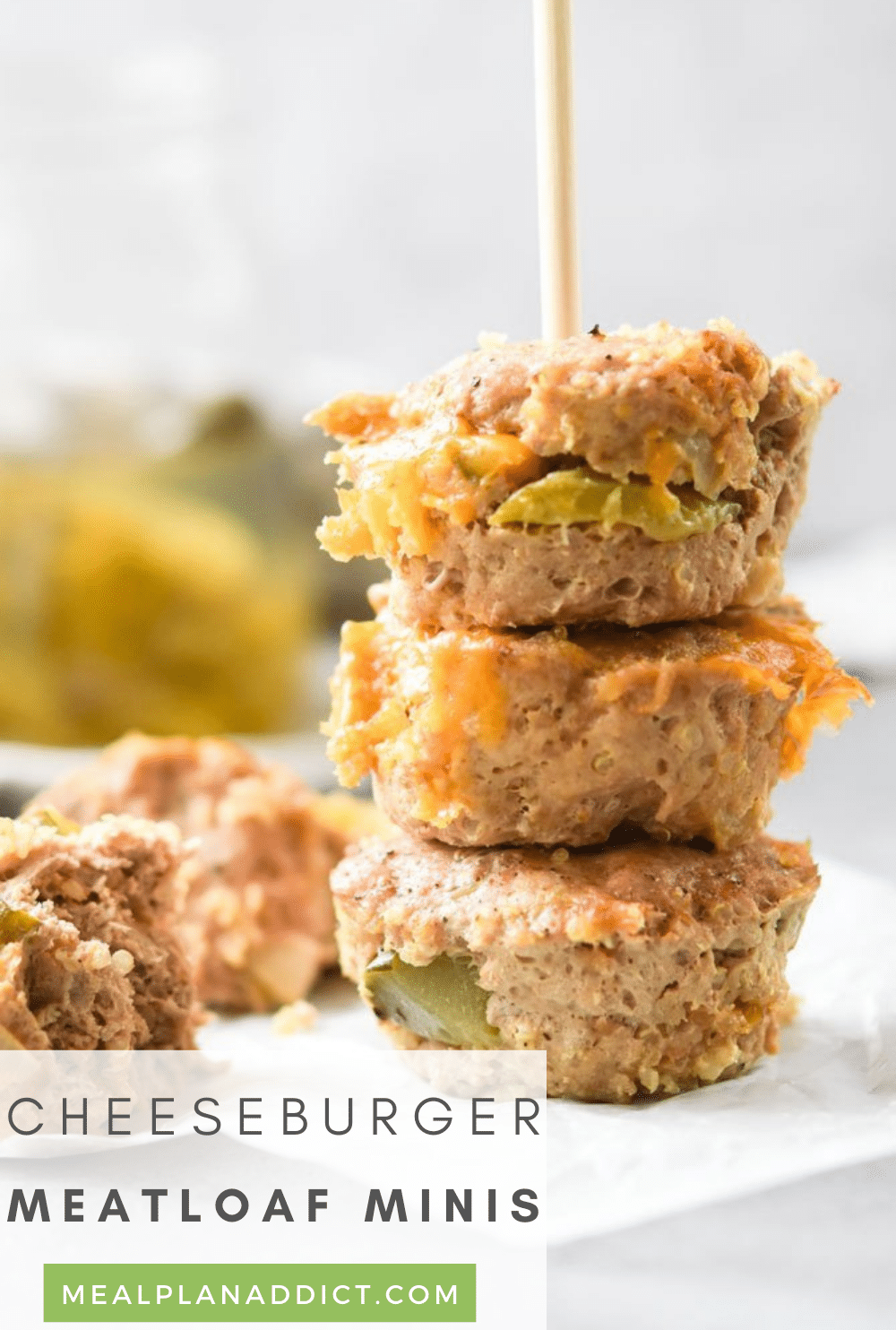Cheeseburger meatloaf pin for Pinterest
