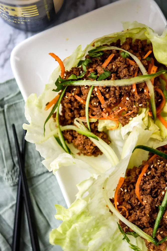 Gochujang Beef Lettuce Cups