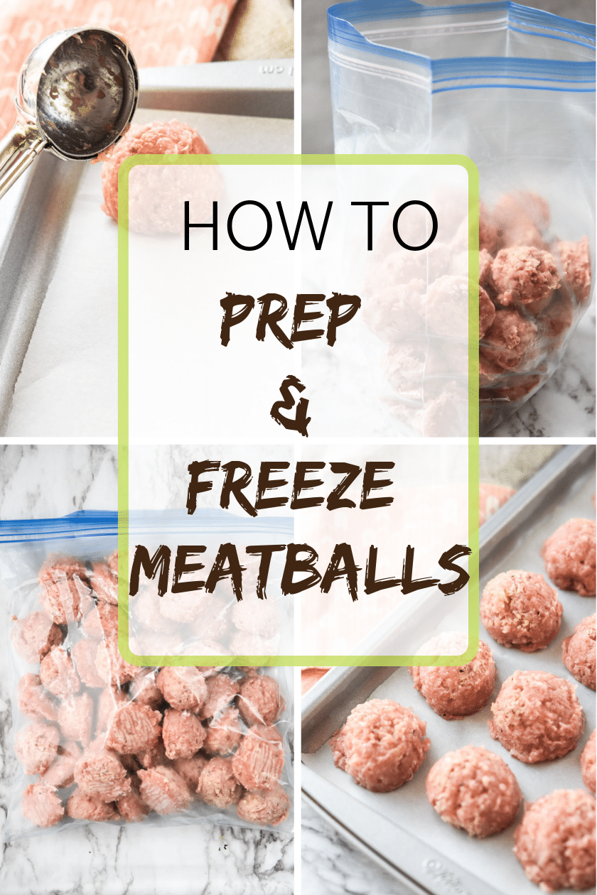 How To Prep And Freeze Meatballs Meal Plan Addict