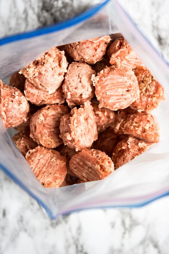 How to prep and freeze meatballs