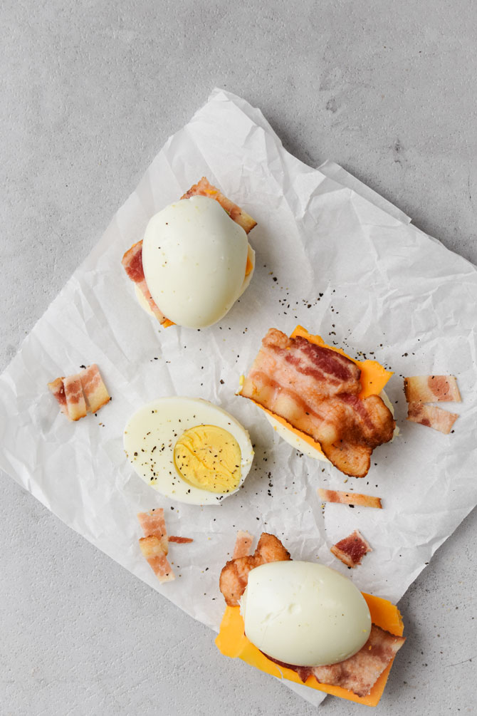bacon and egger on parchment