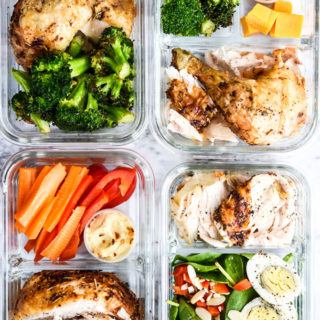 1 Rotisserie Chicken, 4 Meal Prep Lunches-3