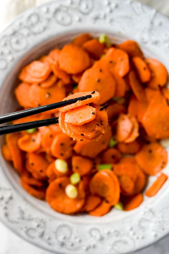Air Fryer Sesame Ginger Carrots-2