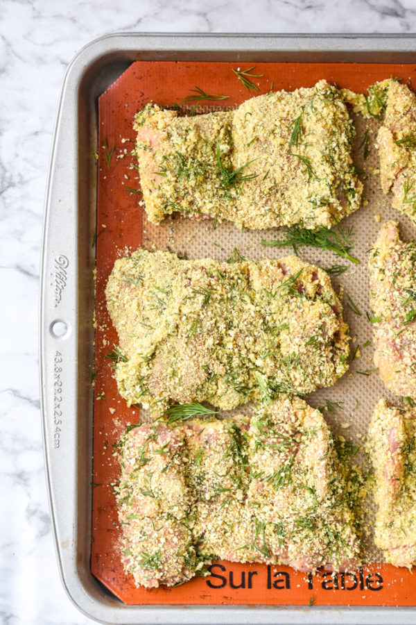 Crispy Air Fryer Dill Pickle Chicken {Freezer Prep} Meal Plan Addict