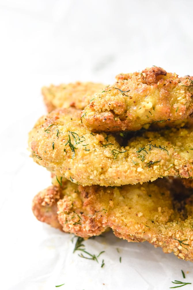 Crispy Air Fryer Dill Pickle Chicken {Freezer Prep}