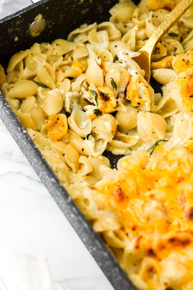 Healthier 3 Cheese Baked Shells-5