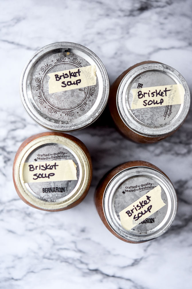 How to Freeze Soup in Mason Jars