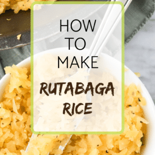 How to make rutabaga rice