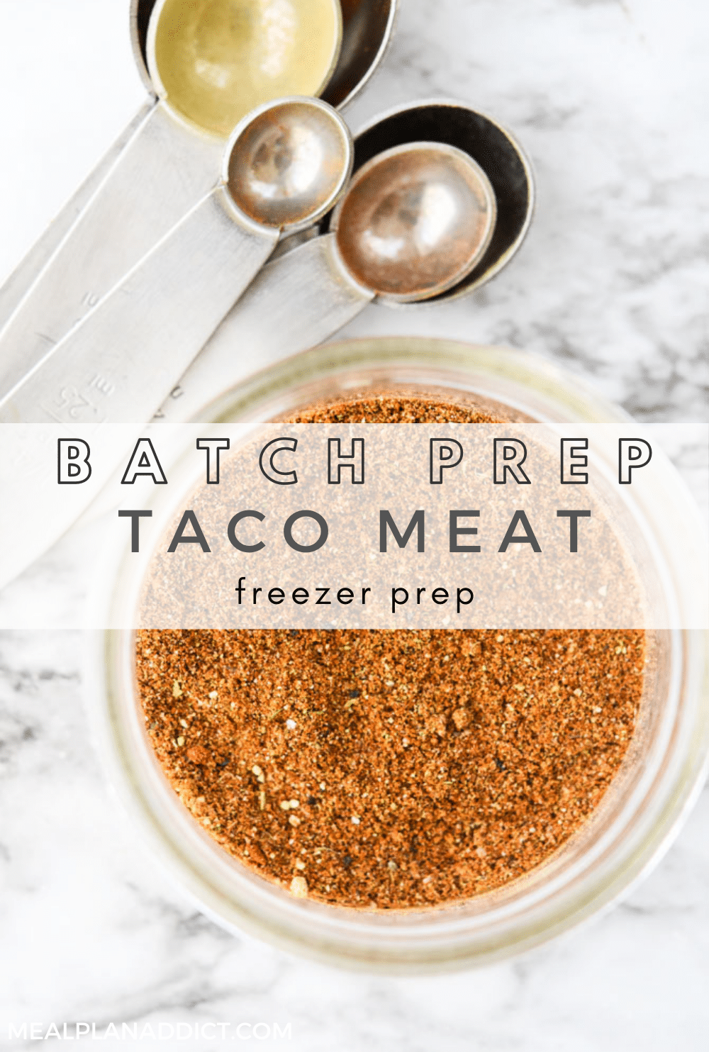 Taco meat pin for Pinterest