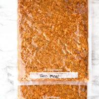 Batch Prep Taco Meat - freezer pack