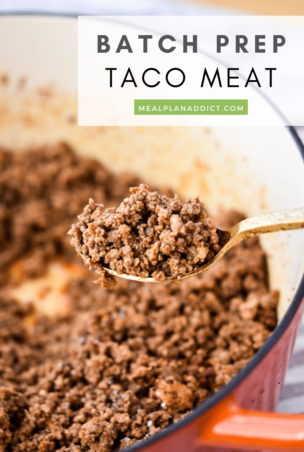 Taco Meat pin for Pinterest