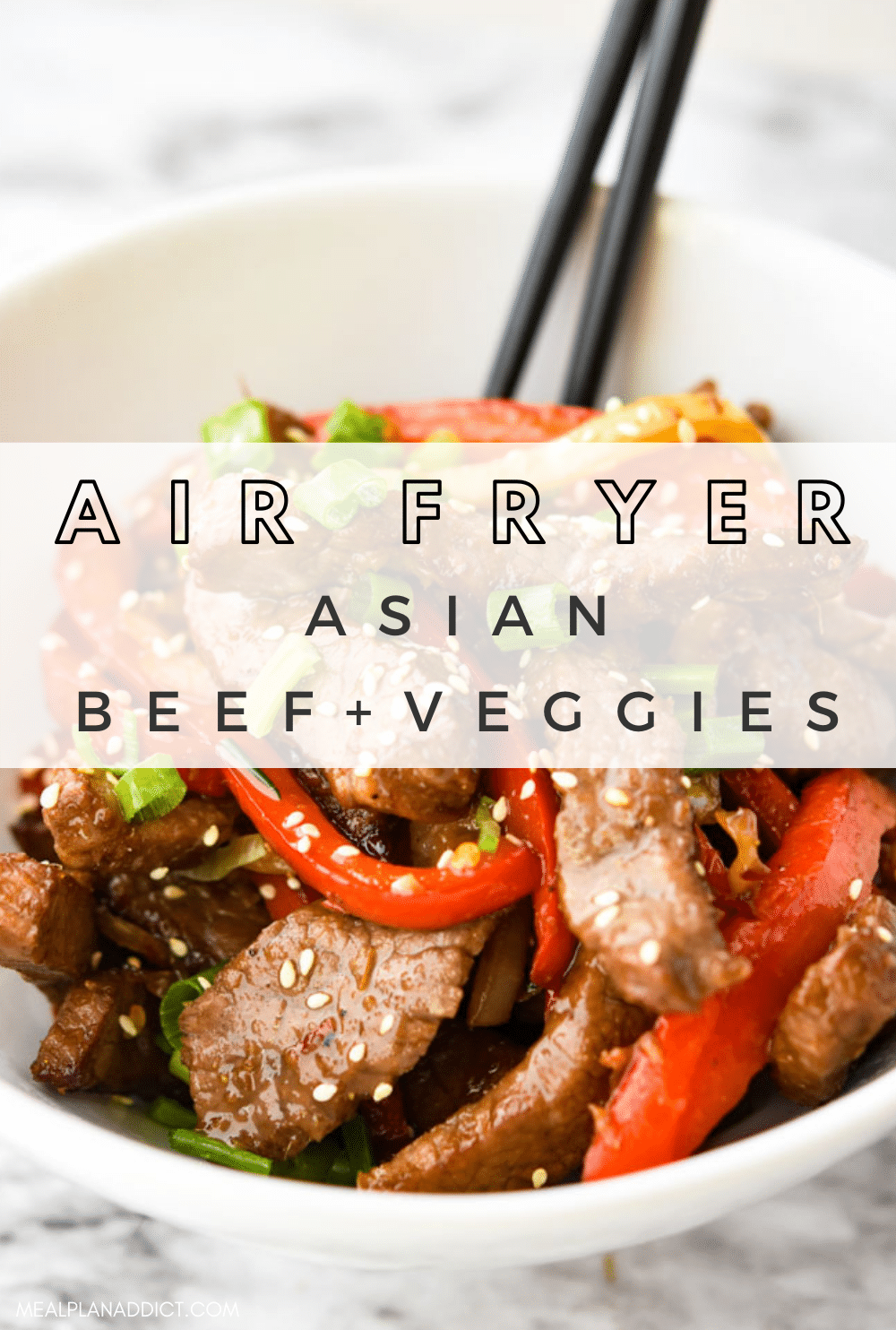 Asian beef pin for Pinterest