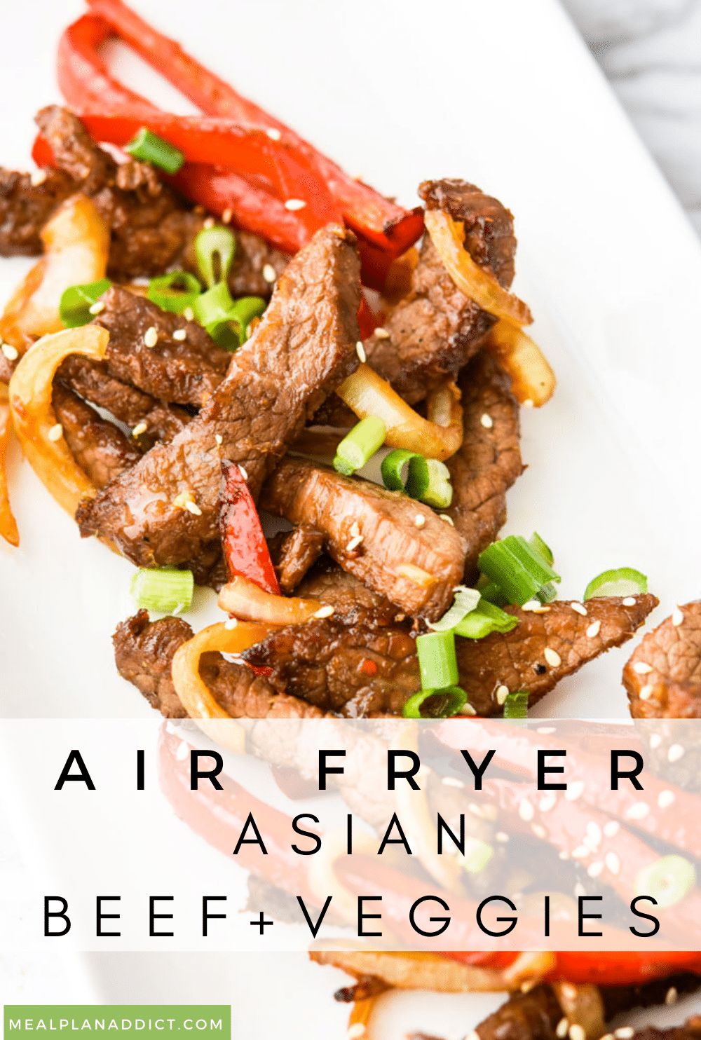 Asian Beef pin for Pinterest