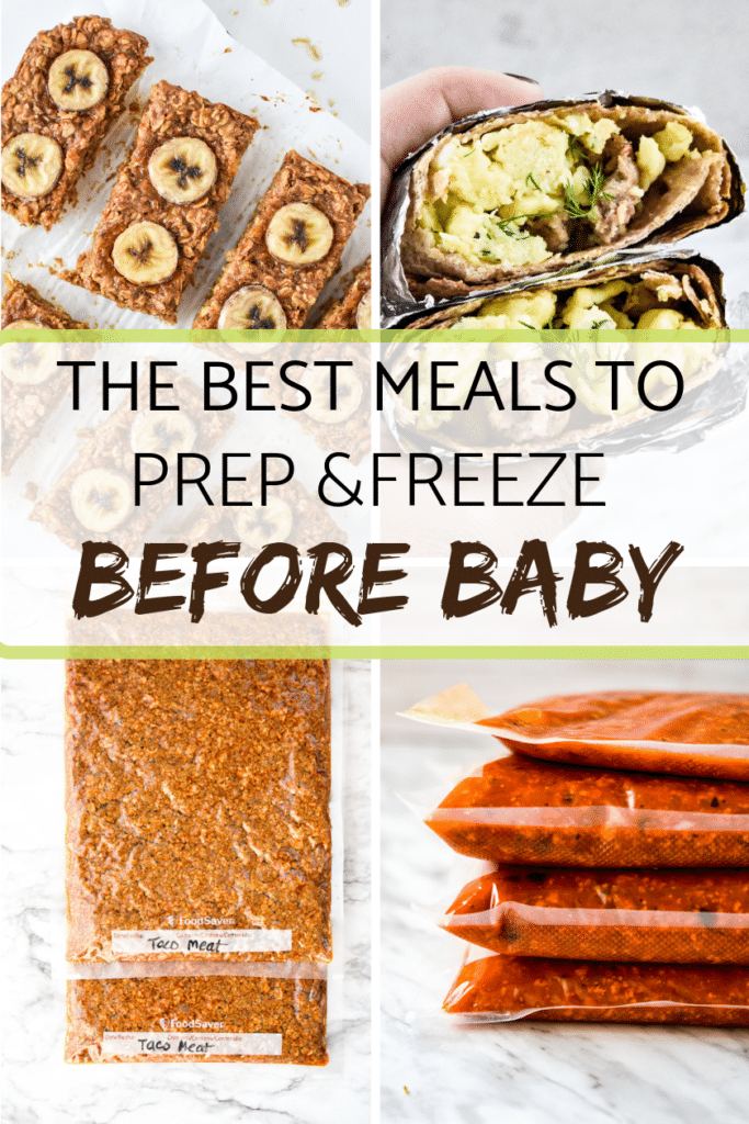 The Best Meals to Prep and Freeze before Baby